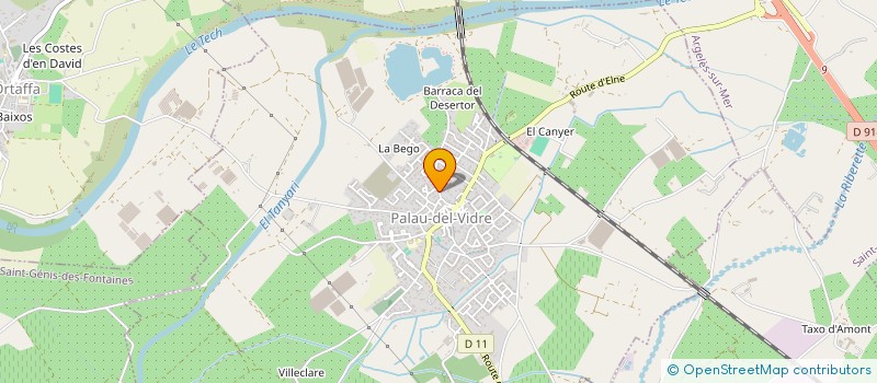 localisation de l'entreprise SOC EXPL ETS F BURGUERE à PALAU-DEL-VIDRE