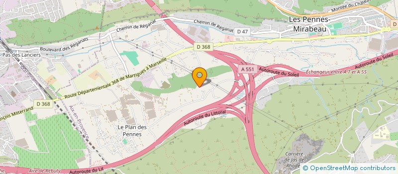 localisation de l'entreprise SOC EXPL ETS FERRERI à LES PENNES-MIRABEAU