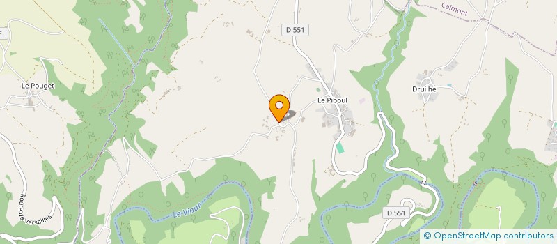 localisation de l'entreprise SOC EXPL ETS FLOTTES ET FILS  SAINTE-JULIETTE-SUR-VIAUR