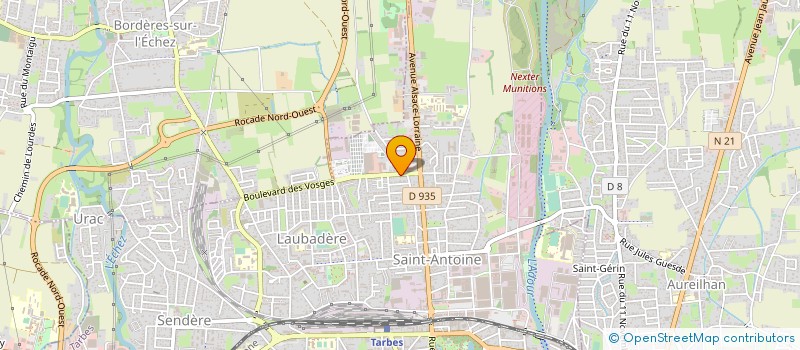 localisation de l'entreprise SOC EXPL ETS FONTAN ET FILS à LALOUBERE