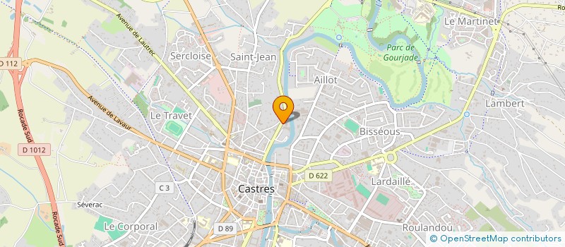 localisation de l'entreprise SOC EXPL ETS P.A.P.I. & RENE LOUVET  CASTRES