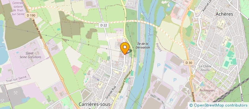localisation de l'entreprise SOC EXPL ETS PEDROTTI à CARRIERES-SOUS-POISSY