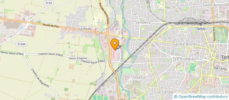 localisation de l'entreprise SOC EXPL ETS RAOUX à TARBES