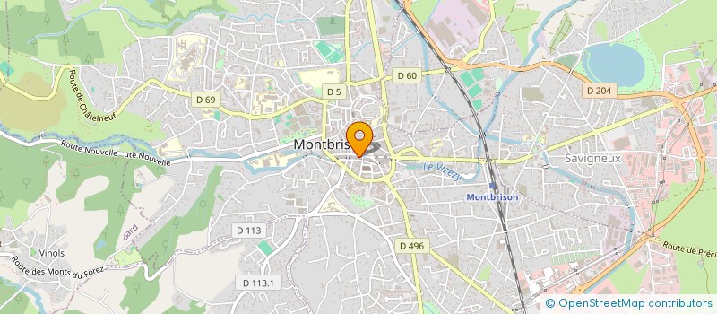 localisation de l'entreprise SOC EXPL ETS REGEFFE BISCARRAT à MONTBRISON