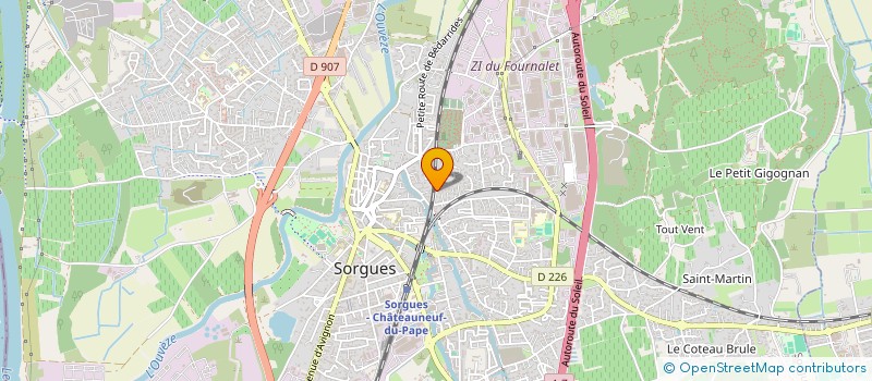 localisation de l'entreprise SOC EXPL ETS REYNAUD  SORGUES