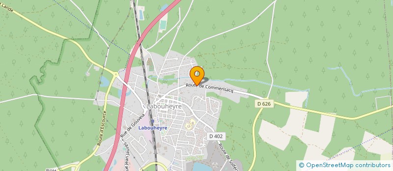 localisation de l'entreprise SOC EXPL ETS ROQUEBERT à LABOUHEYRE