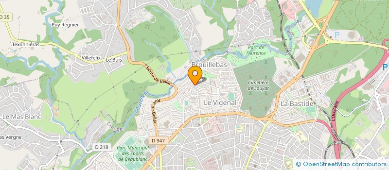 localisation de l'entreprise SOC EXPL ETS TARDIEU ET FILS à LIMOGES