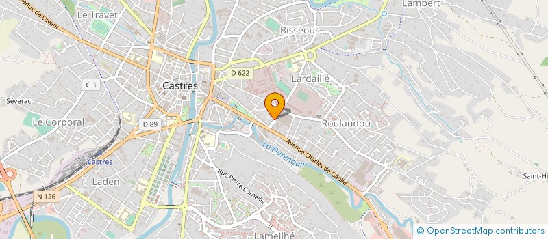 localisation de l'entreprise SOC EXPL FILATURE MERIGONDE à CASTRES