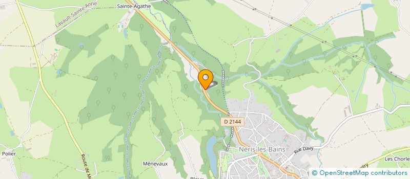 localisation de l'entreprise SOC EXPL FORESTIERE MONTLUCONNAISE à NERIS-LES-BAINS
