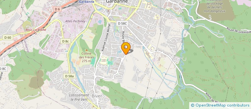 localisation de l'entreprise SOC EXPL FORESTIERE NATURE ENVIRONNEMENT à GARDANNE