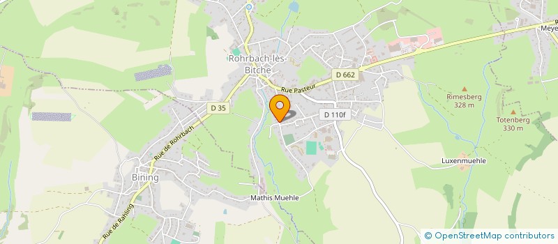 localisation de l'entreprise SOC EXPL GARAGE REBMEISTER à ROHRBACH-LES-BITCHE