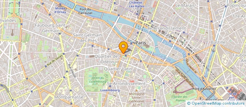 localisation de l'entreprise SOC EXPL HOTEL CLUNY SQUARC  PARIS