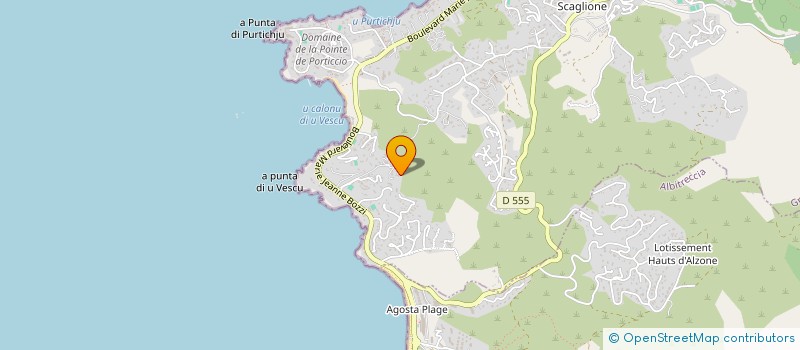 localisation de l'entreprise SOC EXPL HOTEL MOTEL FLOTS BLEUS  GROSSETO-PRUGNA