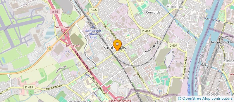 localisation de l'entreprise SOC EXPL HOTEL RESTAURANT AU LION D OR  SAINT-LOUIS