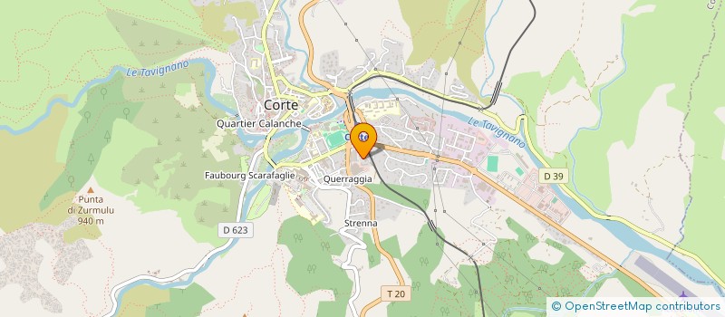 localisation de l'entreprise SOC EXPL KRUSLIN à CORTE