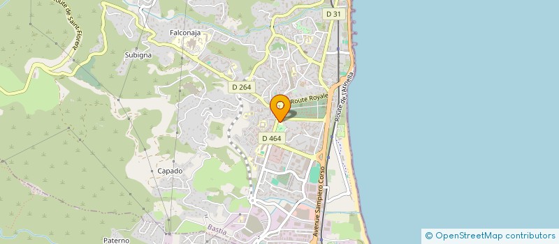 localisation de l'entreprise SOC EXPL LA ROSE DE MONTESORO à BASTIA