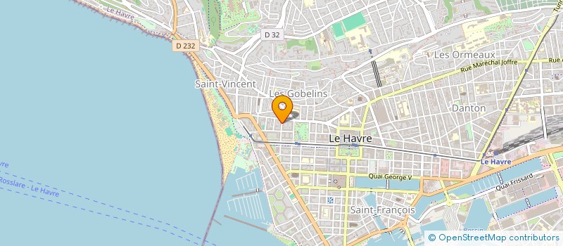 localisation de l'entreprise SOC EXPL LABO PROT DENT M HERY à LE HAVRE