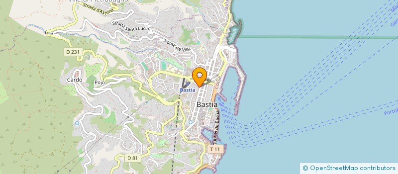 localisation de l'entreprise SOC EXPL LIBRE SERV FRANCESCHI à BASTIA