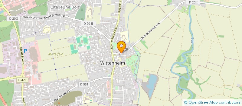 localisation de l'entreprise SOC EXPL LUCIEN BOHLER ET FILS à WITTENHEIM