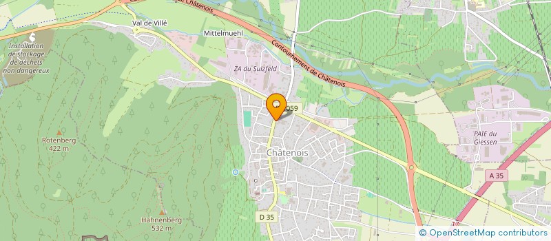 localisation de l'entreprise SOC EXPL MENUISERIE GOETTELMAN à CHATENOIS