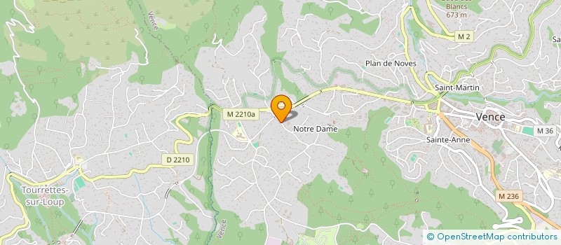 localisation de l'entreprise SOC EXPL PEPINIERES GAUDISSART à VENCE
