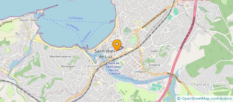 localisation de l'entreprise SOC EXPL QUINCAILLERIE ETCHEVERS à SAINT-JEAN-DE-LUZ