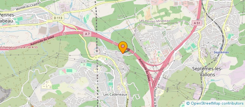 localisation de l'entreprise SOC EXPL TRANSP JOSEPH ROGNONE à SEPTEMES-LES-VALLONS