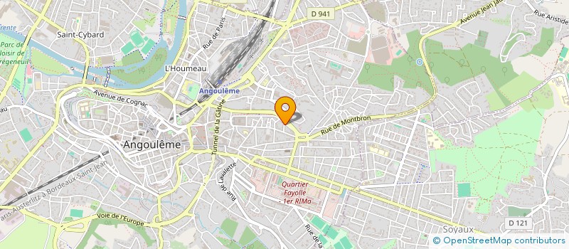 localisation de l'entreprise SOC EXPLO CABIN RECOU CREAN GESTI ADMIN à ANGOULEME