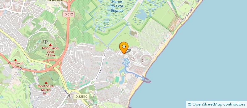 localisation de l'entreprise SOC EXPLO COMMERCES CENTRE HELIO MARIN  AGDE