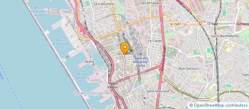 localisation de l'entreprise SOC EXPLO ETS BAUSSAN BONGIOVANNI à MARSEILLE
