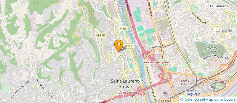 localisation de l'entreprise SOC EXPLOI DES ETS FANTIN PIERRE à SAINT-LAURENT-DU-VAR