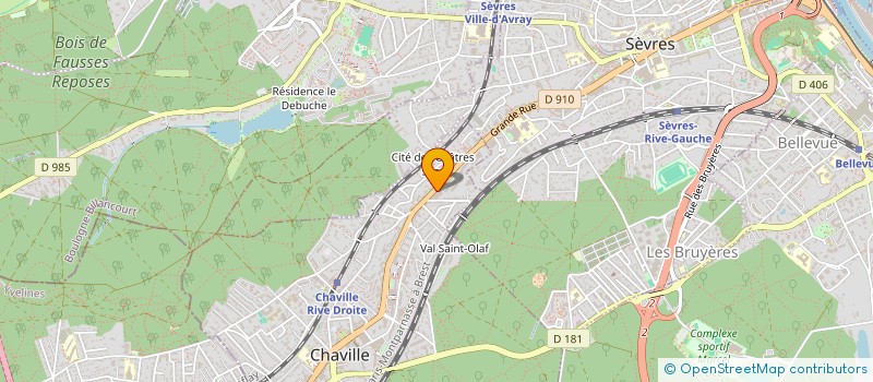 localisation de l'entreprise SOC EXPLOI DES ETS SER BAT à CHAVILLE