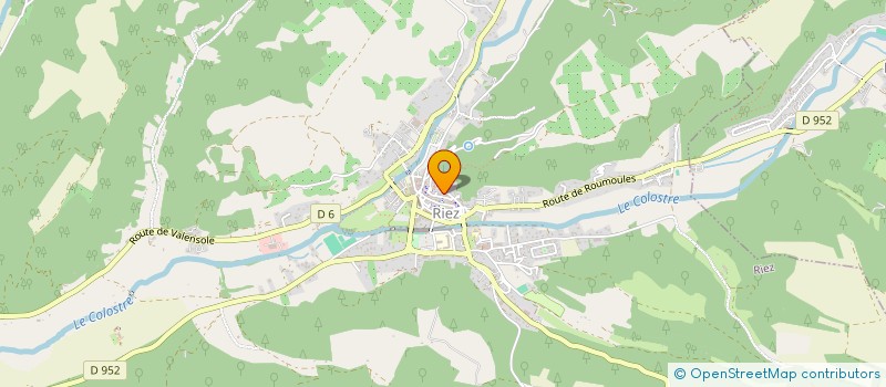 localisation de l'entreprise SOC EXPLOI ETS ANGELI  RIEZ