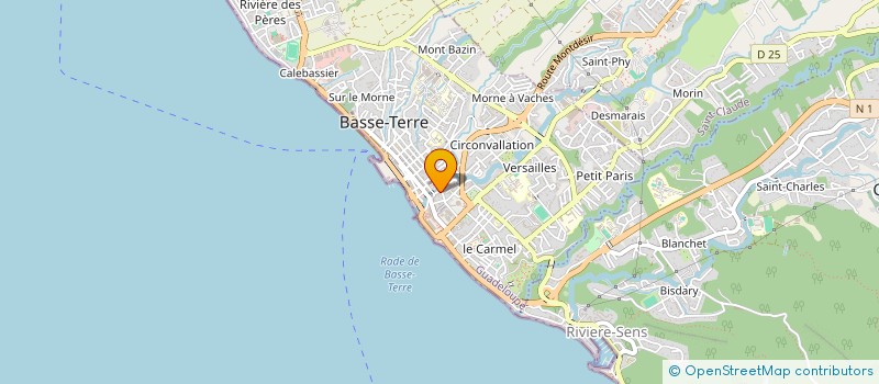 localisation de l'entreprise SOC EXPLOI PRODUC ANIMA SPECTACLE à BASSE-TERRE