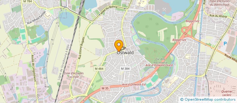 localisation de l'entreprise SOC EXPLOIT ALSACE PRINT à OSTWALD