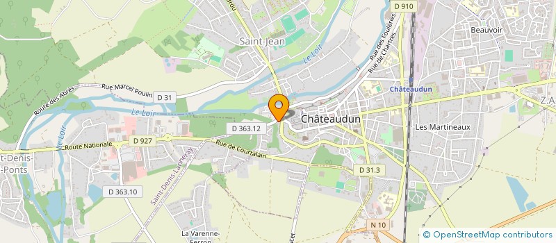 localisation de l'entreprise SOC EXPLOIT AMBULANCE PHILIPPE à CHATEAUDUN