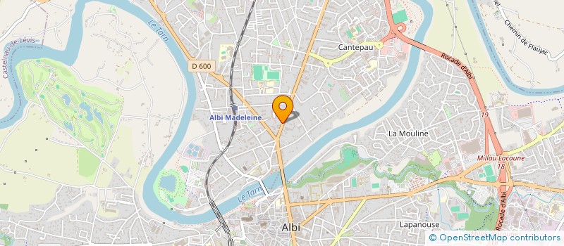 localisation de l'entreprise SOC EXPLOIT.AMBULANCES 81 à ALBI