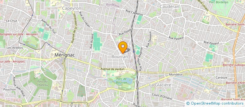 localisation de l'entreprise SOC EXPLOIT.AQUITAINE SANITAIRE THERMIQU à MERIGNAC