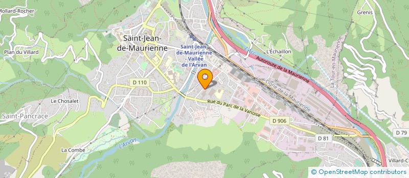 localisation de l'entreprise SOC EXPLOIT ATELIER CONSTR TONDA FRERES à SAINT-JEAN-DE-MAURIENNE