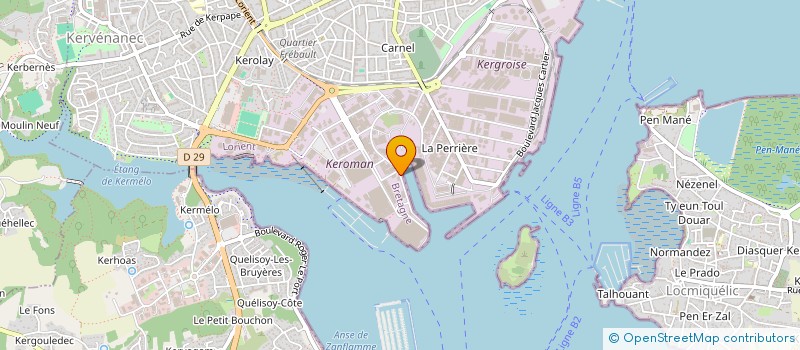 localisation de l'entreprise SOC EXPLOIT ATELIER LUCIEN LE FLOCH à LORIENT