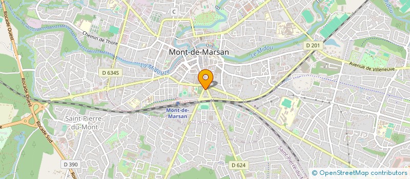 localisation de l'entreprise SOC EXPLOIT BOULANGERIE PATISSERIE MAYS  MONT-DE-MARSAN