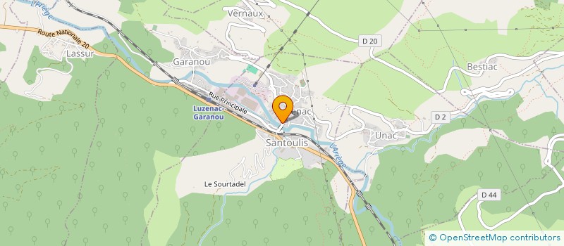 localisation de l'entreprise SOC EXPLOIT BOULANGERIE SICRE à LUZENAC