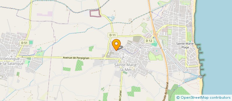 localisation de l'entreprise SOC EXPLOIT CAMPING STE MARIE  SAINTE-MARIE-LA-MER