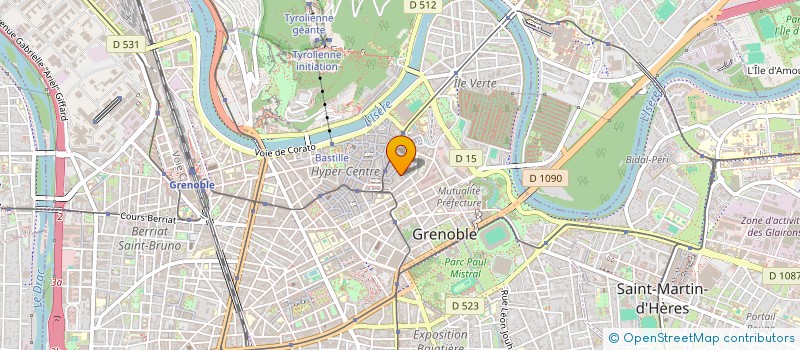 localisation de l'entreprise SOC EXPLOIT CANAL DE LA ROMANCHE  GRENOBLE