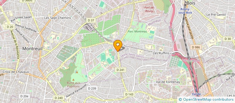 localisation de l'entreprise SOC EXPLOIT CANARD DE THEOPHILE à MONTREUIL