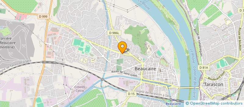 localisation de l'entreprise SOC EXPLOIT CARRELAGES MERIDIONAUX à BEAUCAIRE