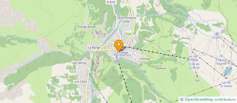 localisation de l'entreprise SOC EXPLOIT CHRISTIANIA HOTEL à VALLOIRE