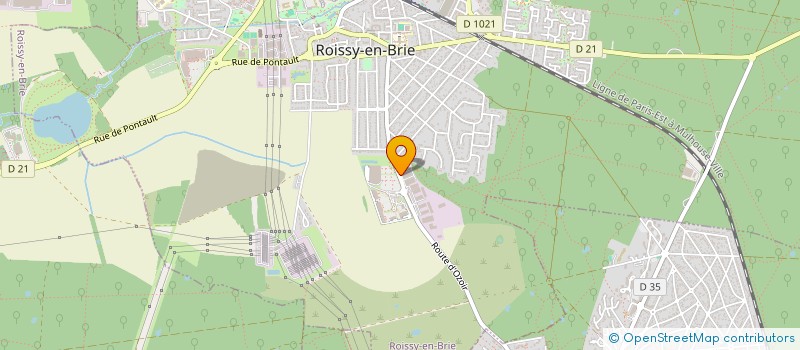 localisation de l'entreprise SOC EXPLOIT CIE EUROP EXPORT DISTRIB à ROISSY-EN-BRIE