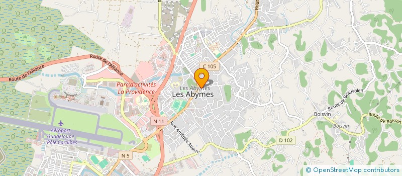 localisation de l'entreprise SOC EXPLOIT CLINIQUE SAINT-JOSEPH à LES ABYMES