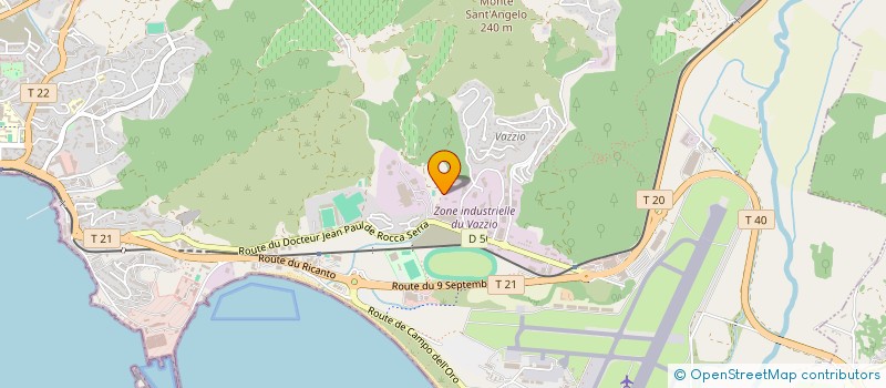 localisation de l'entreprise SOC EXPLOIT COMPTOIR ELECTRIQUE CORSE à AJACCIO